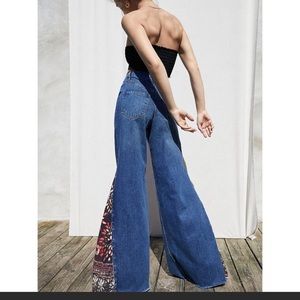 Brand New Free People Wide leg Jeans